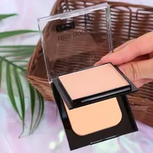 Прессованная пудра для лица против морщин осветляющая натуральная пудра зеркальная губка пуховая пудра палитра консилер прессованная пудра компактная