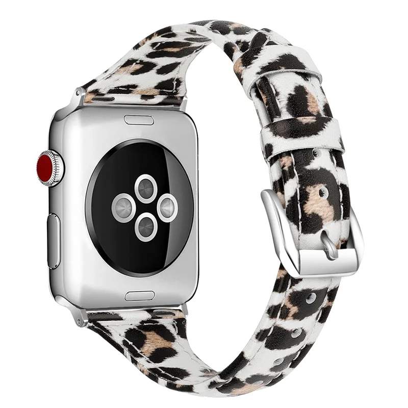 15 цветов тонкий кожаный чехол для наручных часов Apple Watch, версия 1, 2, 3, ремешок 38/42 мм Для женщин модные спортивные босоножки-лодочки на тонких браслет на запястье для Iwatch4 40 мм/44 мм - Цвет: hbw