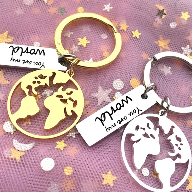 Слово брелок для ключей карта заземления брелки вы мой мир кулон с эмблемами