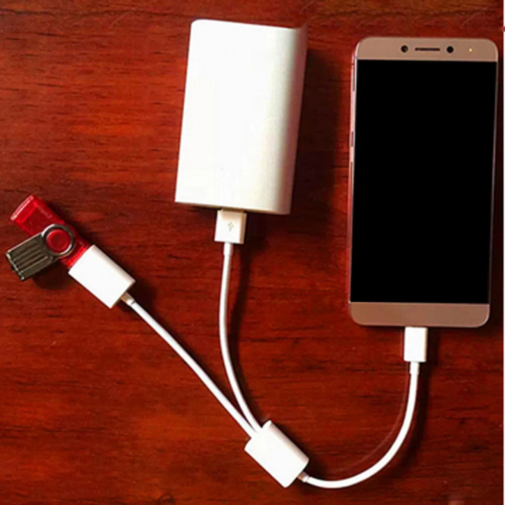 2 в 1 type-C Мужской USB 3,1 Мужской Женский OTG кабель для зарядки данных провод для телефона