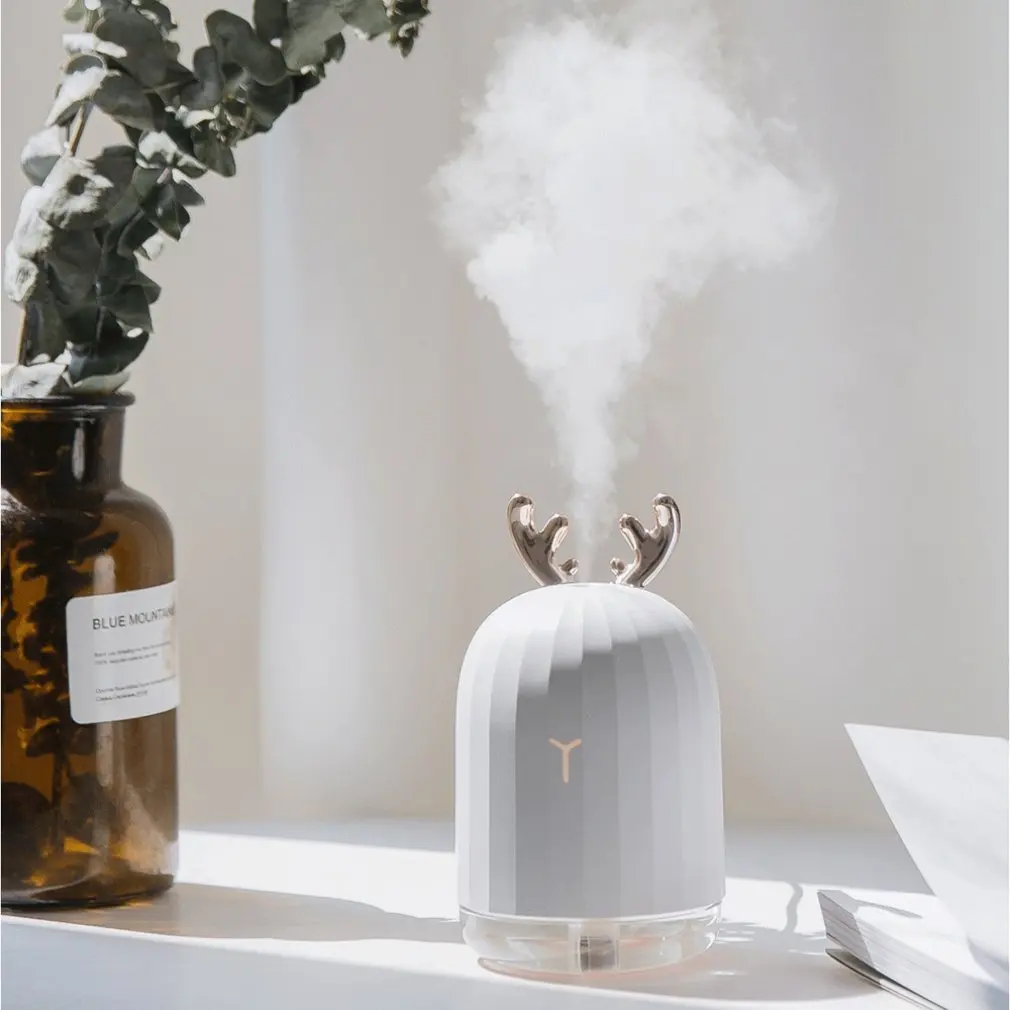 

Cute Deer Cute Rabbit Mini Usb Humidifier Night Light Office Desktop Creative Gift