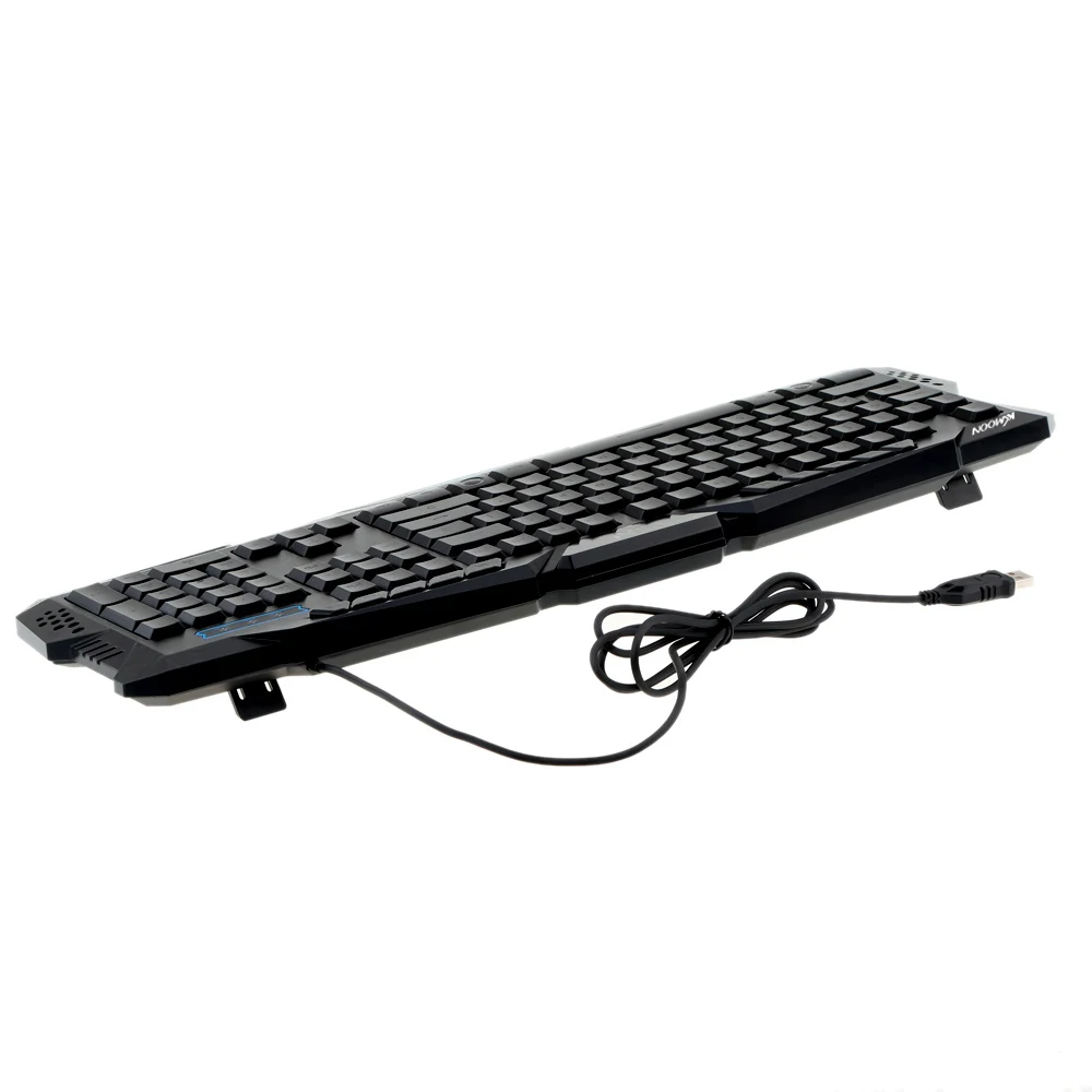 Russian Version LED Adjustable 3 Colors Backlit Wired Backlight Gaming Keyboard for Win7/8/Vista/XP/OSX