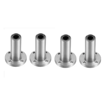 

4PCS 8mm LMF8LUU Long Type Round Flange Coupling Linear Motion Bearing,CNC Parts Slide