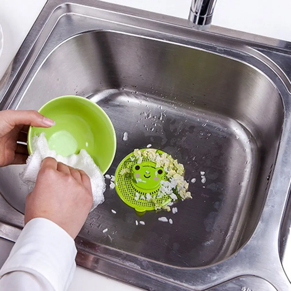 Floor Drain Waste Water Ground Leakage Kitchen Tool Household Saving Water Washroom Cute Cartoon Durable