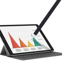 Étui à stylet en Silicone, housse de protection antidérapante et Anti chute, Compatible avec Apple Pencil 2 (noir) 