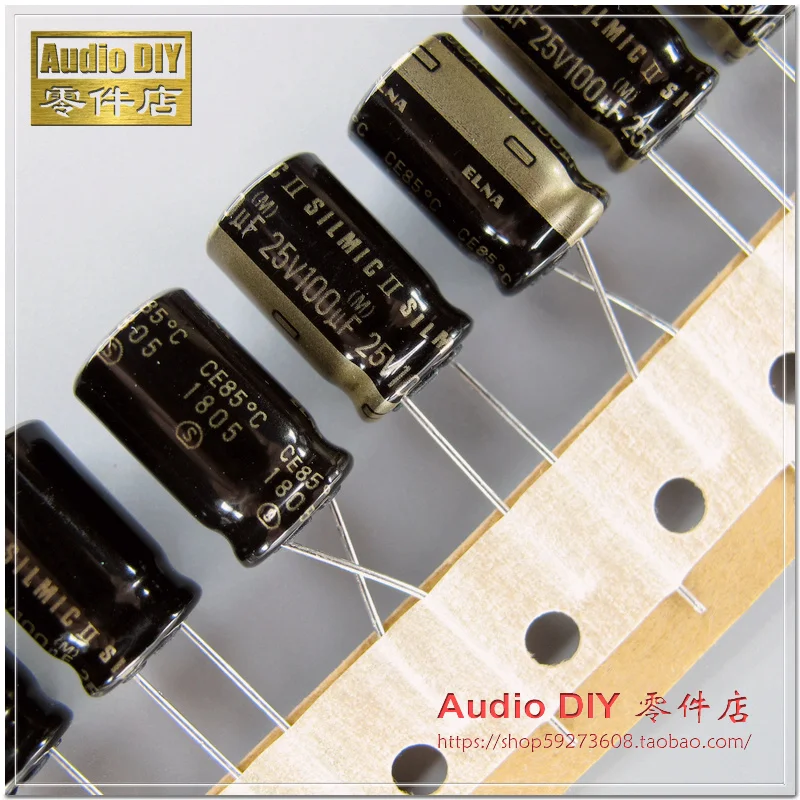10 шт. Новинка ELNA RFS SILMIC II 25V100UF 10X16MM SILMICII 100 мкФ 25V Горячая Распродажа SILMIC2 мкФ/25V аудио