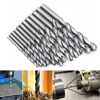 

New 19x 1.5mm - 10mm HSS High-Speed Steel Drill Bit Set Tools Alloy Coated