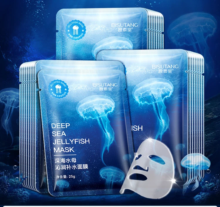 Jellyfish Facial Mask Shrink Pores Moisturizing   1PCs Whitening Anti-aging Oil-controlled Acne Korean Raw Materials