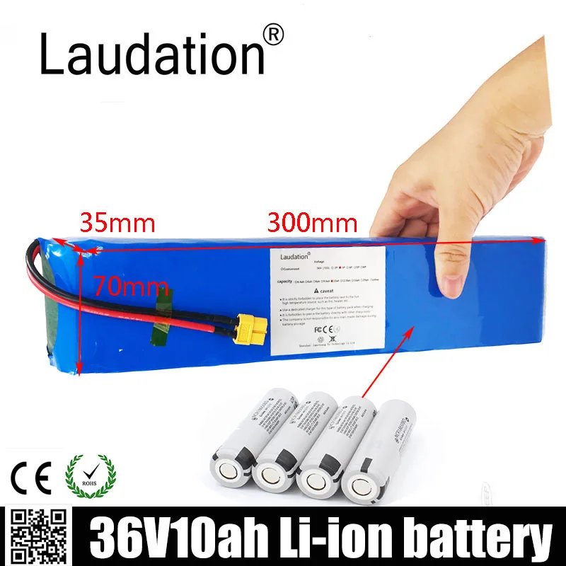 Laudation 36v 10ah блок батарей электрического велосипеда 10S 3P 500W высокая мощность и