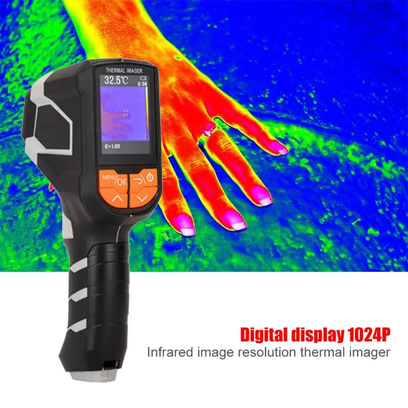 

2.4-inch Infrared Thermal Imager Professional 1024P Digital Display Thermal Imaging Camera Handheld Accurate Instruments