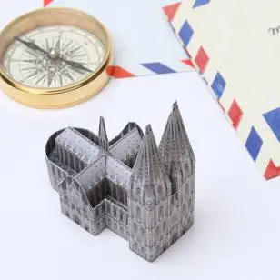 Германия Кельн собора миниатюрная архитектурная модель 3D бумажная модель родитель и ребенок DIY Детский сад ручной работы складной