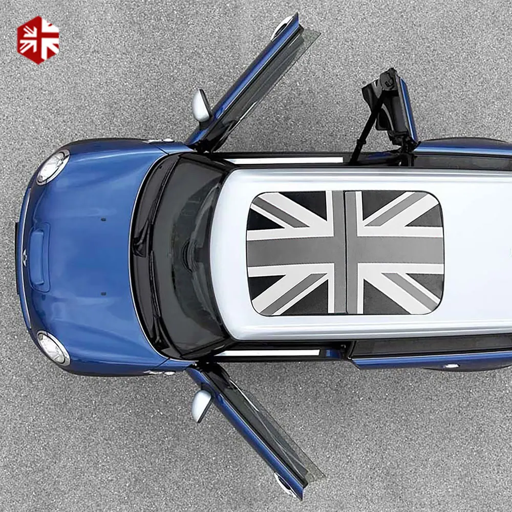 ユニオンジャック屋根窓フィルムビニールミニ車のサンルーフステッカーグラフィックスサンシェードデカールミニクラブマンのためf54クーパーs Jcwアクセサリー 車のステッカー Aliexpress