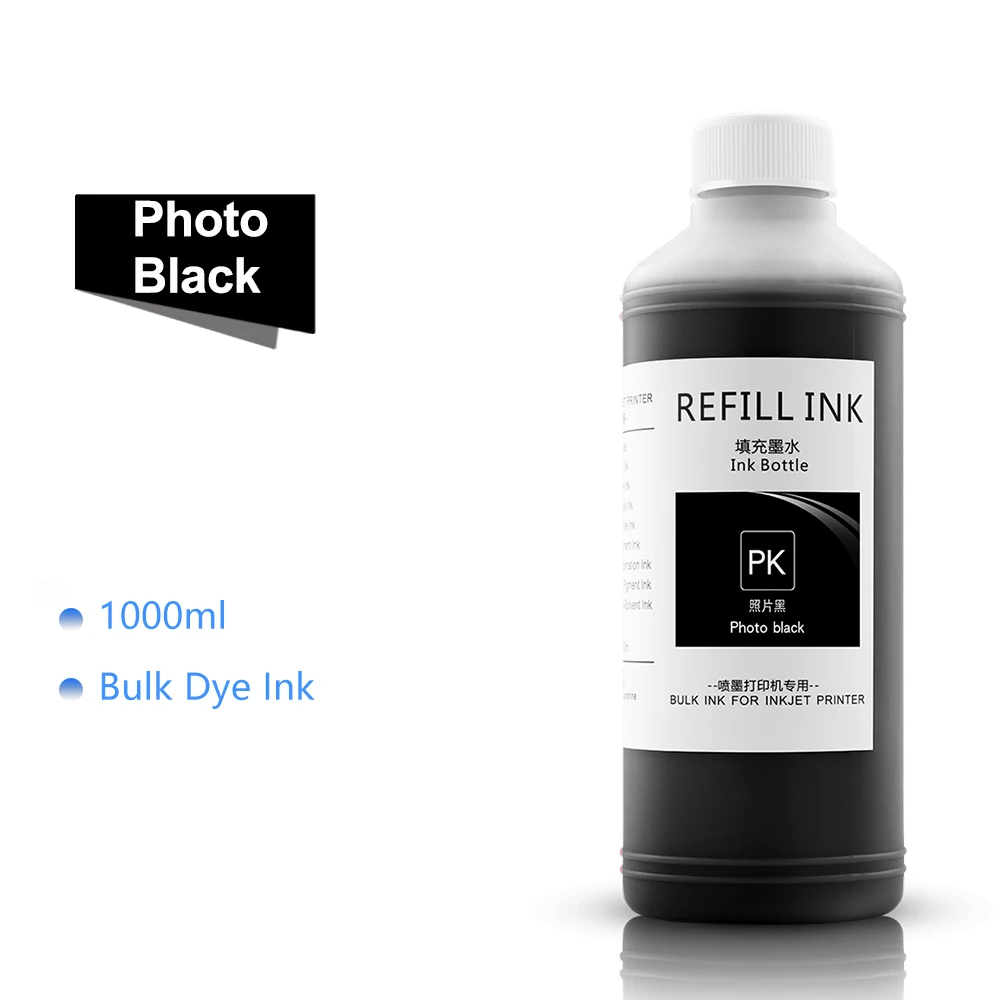 1000ML Dye Ink For Canon PFI 102 104 107 Refill For IPF 500 510 600 610 700 710 650 655 750 755 760 765 670 680 685 770 780 785