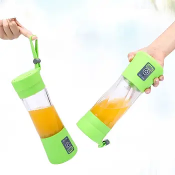 

Protable Mini Juicer Cup Single Serve Personal Size Blender 380ml Fruit Mixing Machine Juice Making Kitchen Appliances