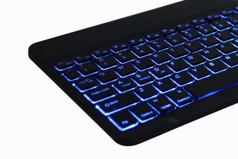 Мультяшный чехол из ткани с 7 подсветкой светильник-клавиатура для Apple IPad 9,7 Air 1 2 Pro 9,7 планшет Bluetooth клавиатура чехол