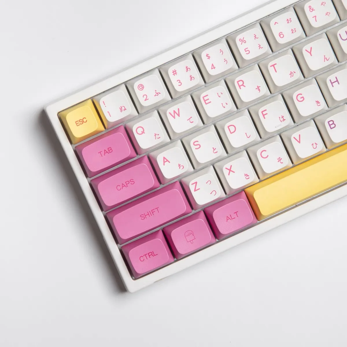 136 Keys Ice Cream Keycaps Dye Sublimation PBT XDA Profile Key Caps For Cherry MX Switch Mechanical Keyboard Mini 61/64/68/96/98