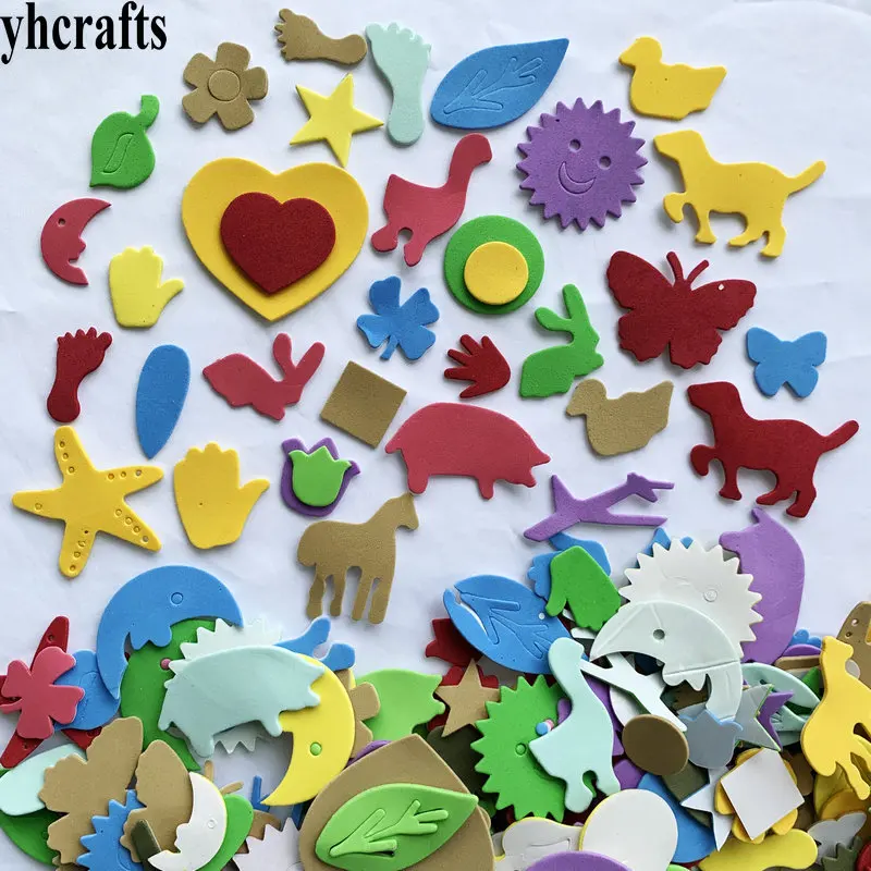 Decorative Stickers 1bag/LOT Mixed animal foam stickers cartoon stickers cartoon animal stickers animal stickers colorful stickers decorative stickers paper stickers