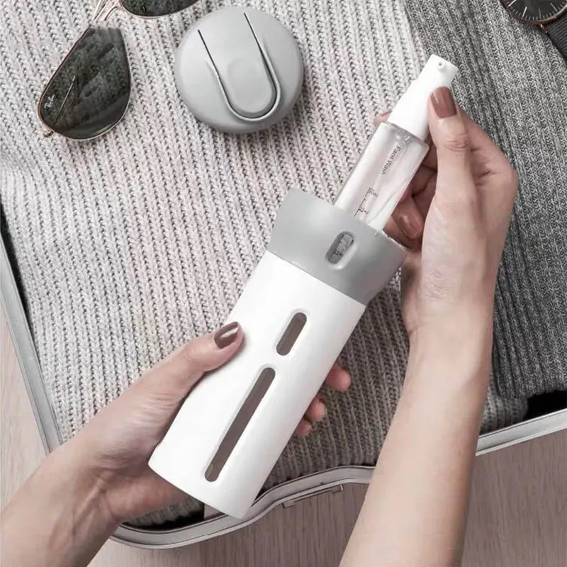 4 in1 Travel Portable Cosmetic Makeup Washing Storage Emulsion bottle toning water Cream Refilable Bottles | Дом и сад