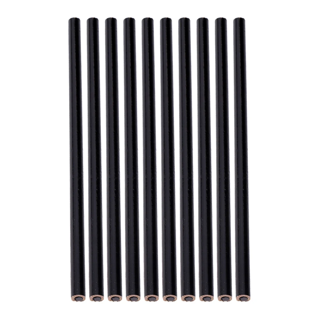 Pack Of 10 China Marker – Peel-Off Grease Pencil/Wax Pencil , Non-Porous & Polished Surfaces White