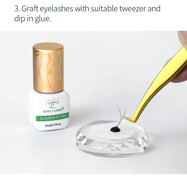 Expert-Kleber für Wimpern, 0,5–1 Sek., Trockenzeit, Wimpernverlängerungskleber, geruchsarmer falscher Wimpern, Wimpernkleber, 5 ml, 10 ml – Detail 7