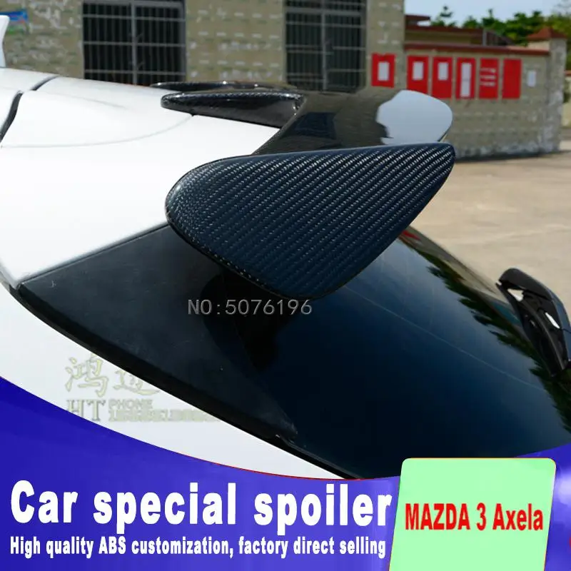 

NEW Carbon Fiber CAR REAR WING TRUNK LIP SPOILER FOR 14 15 MAZDA 3 M3 Axela Hatchback 2014 2015 2016 2017 2018 2019