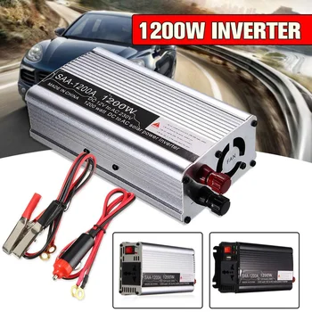 

Inverter 1200W Watts USB Power Inverter DC 12 V to AC 220 Volt Car Adapter Charge Converter Modified Sine Wave Transformer