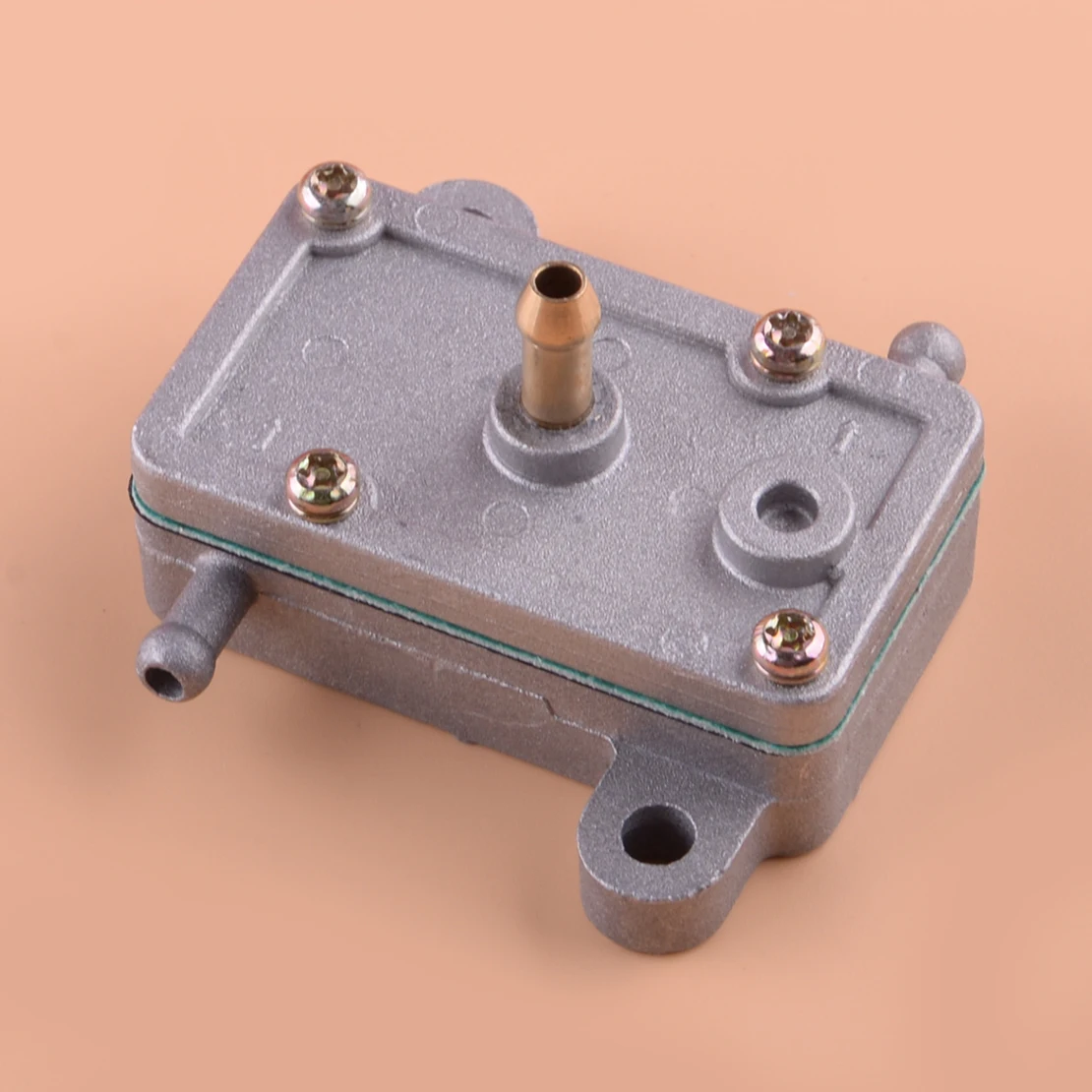 Silver Metal Carburetor Carb Fuel Pump Replace Fit for Mikuni Rotax Max Kart go kart fuel pump