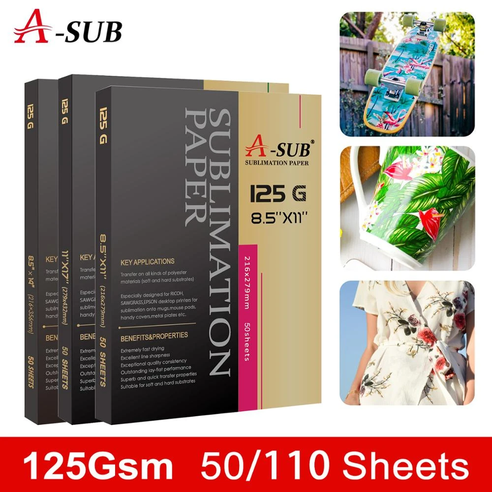 sublimation ink sheets