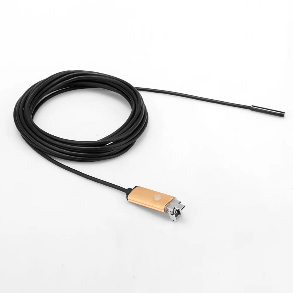KKmoon 5,5 мм 5 м 2 в 1 Мини USB обследование при помощи бороскопа, эндоскопа Камера для телефонов на базе Android с Bluetooth ПК