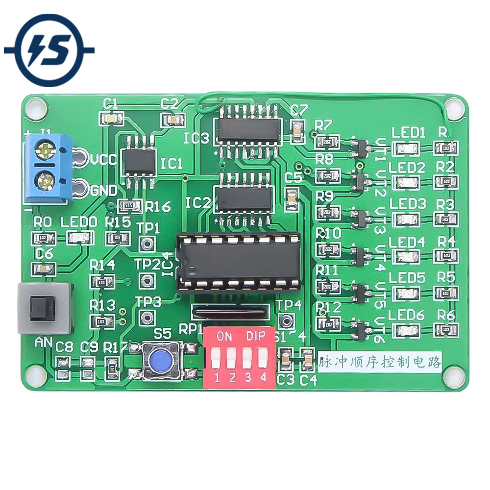 

DIY Kit Pulse Sequence Control Repairer NE555 74LS194 Circuit Fault Detector