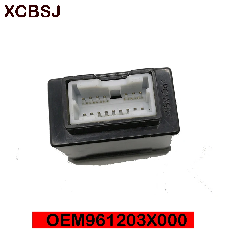 Подлинная 961203X000 модуль с разъёмом типа «Джек» AUX и USB для hyundai 2011 2012 2013 Elantra USB Reader Ipod AUX порт адаптер в сборке OEM 96120-3X000