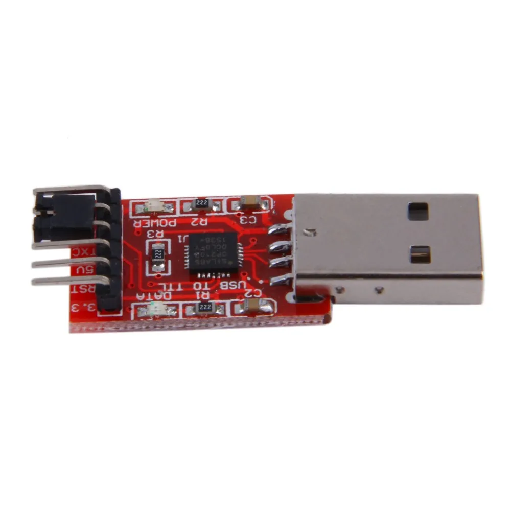 USB к ttl UART 6PIN модуль последовательного преобразователя CP2102 STC PRGMR кабель