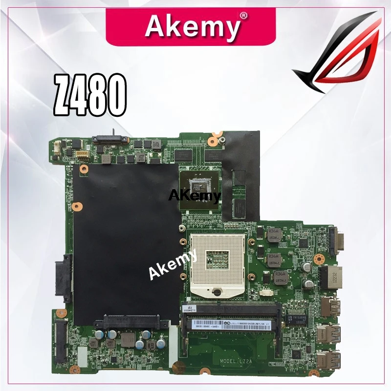 

High Quality Motherboard For Lenovo Z480 Laptop Motherboard DALAZ2AMB8F0 Non-Integrated DDR3 100% Tested