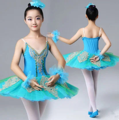Professional Ballet Dress For Girls Tutu Child Swan Lake Costume Red Ballet Dress For Children Pancake Tutu Girls Dancewear