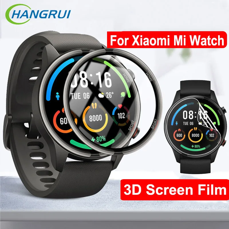 3D Защитная пленка с изогнутыми краями для Xiaomi Mi Watch глобальная версия мягкая Color