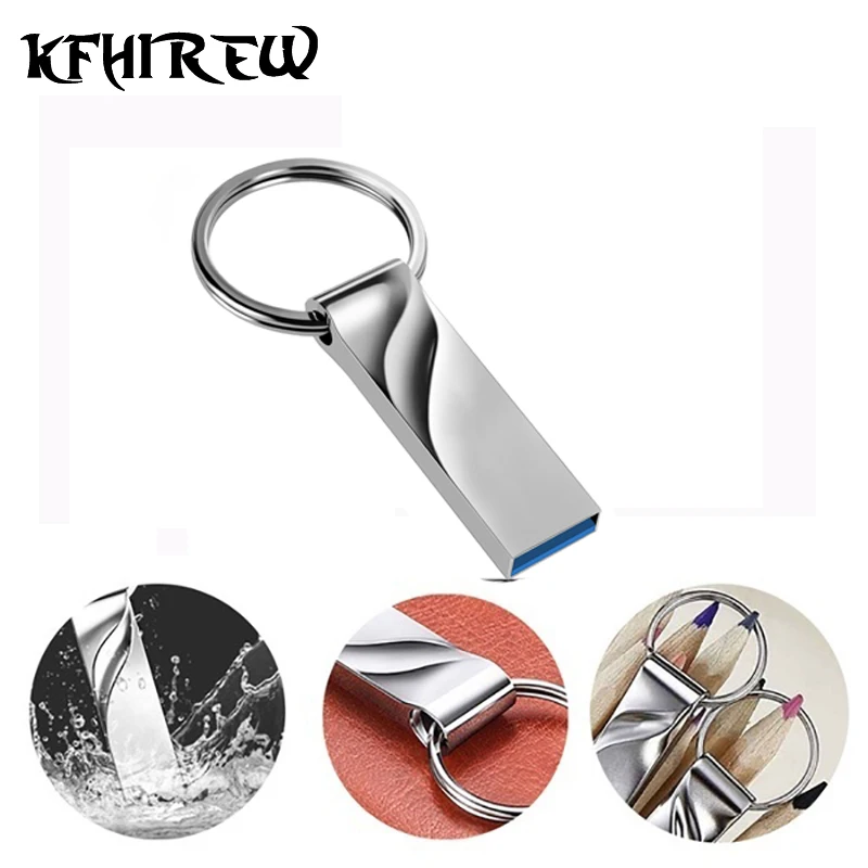 USB флеш накопитель KFHIREW в металлическом корпусе 128 ГБ 64 32 16 8 Гб|USB флэш-накопители| |