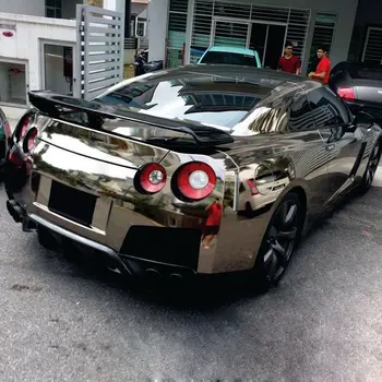 

SUNICE Car Chrome Vinyl Film Matte Stain Sticker Accessories Air Release Vehicle Cars Body Protector Stickers Films 1.52mx5m