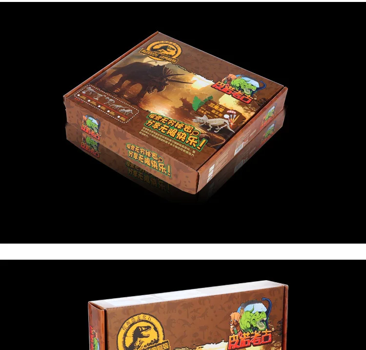 Pinado Archeology Dig игрушка динозавр Fossil Дети DIY Dig образовательная модель динозавр классический комбо 8