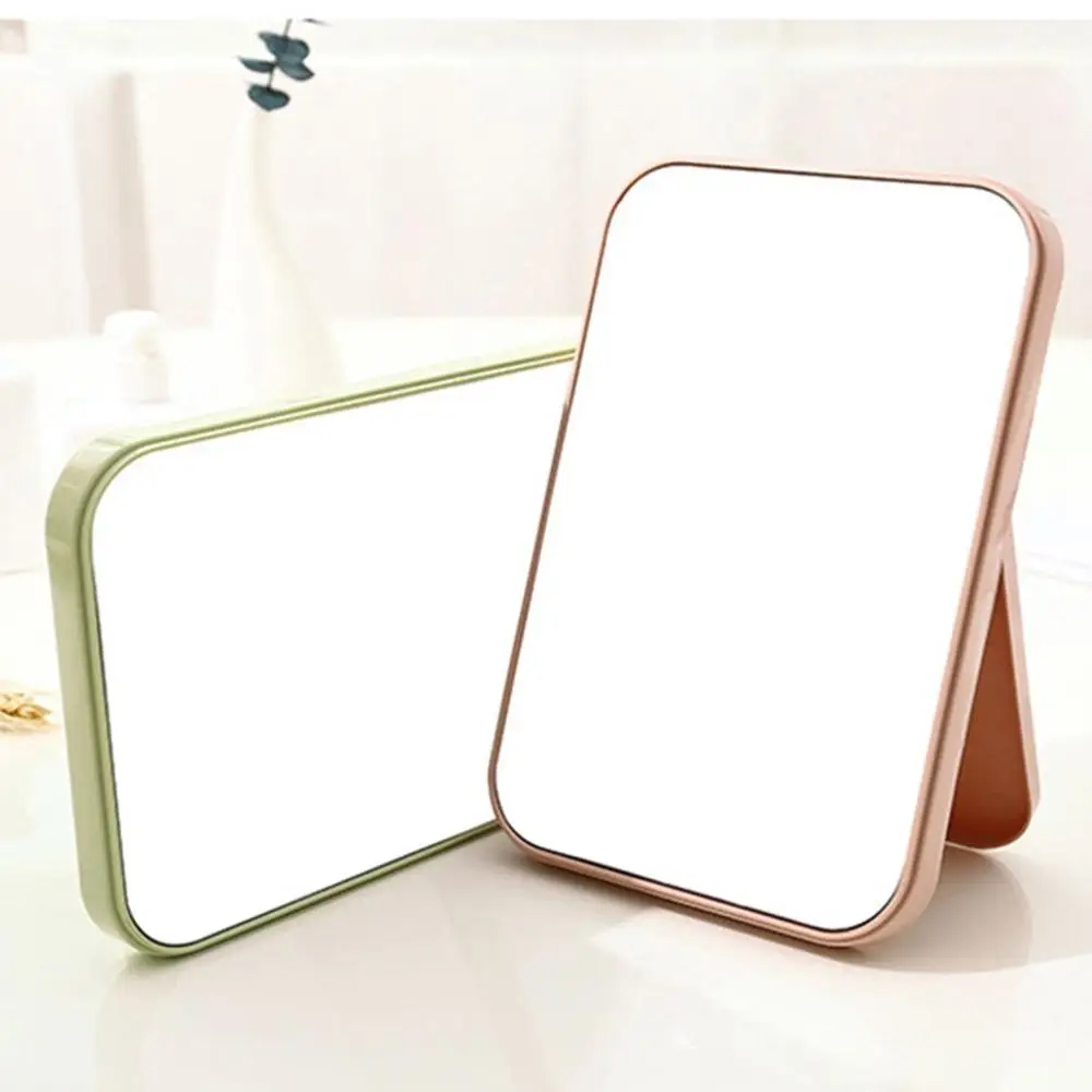 Makeup Mirror Desktop Vanity Large Folding Portable Square Colorful Princess Mirrors | Дом и сад