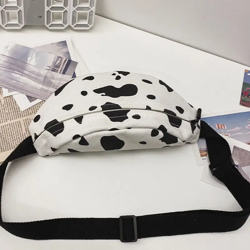 cow print bum bag