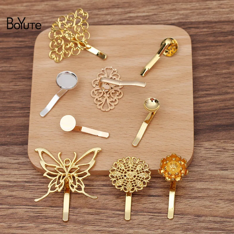 BoYuTe (20 Pieces/Lot) Retro Style Hair Buckle Clasp Clips Handmade Diy Jewelry Accessories Wholesale | Украшения и аксессуары