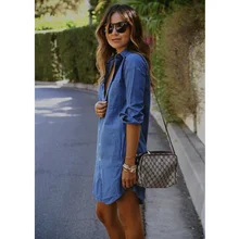 Denim swimsuit cover up Clearance