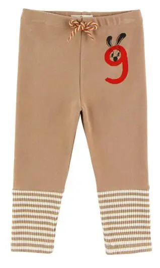pants Г. Осенние детские леггинсы Bebe Одежда для мальчиков в Корейском стиле тонкие противомоскитные штаны для девочек хлопковые брюки с цветочным принтом детская пижама, Распродажа одежды - Цвет: pants