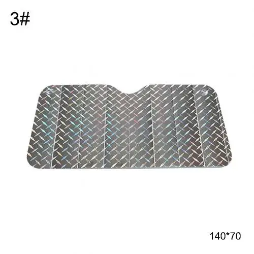 Sliver 140x70cm Защита от пыли и дождя для лобового стекла автомобиля - Цвет: Sliver 140x70cm