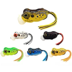 Water Surface System Bionic Bait 10.3cm/12.5g Big Mouth Thunder Frog Soft Bait Outdoor Fishing Simulation Bait