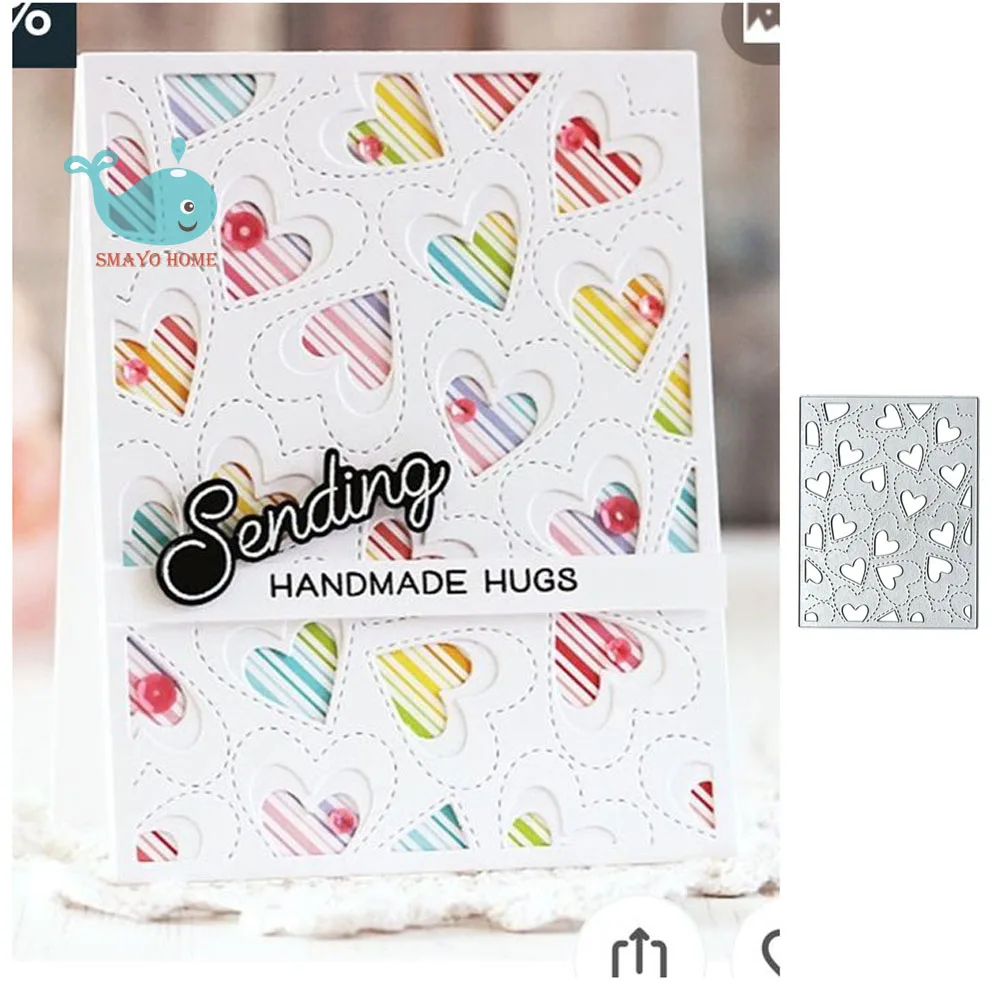 

lace Love Cutting Dies Frame for DIY Scrapbooking Card Album Embossing Crafts Die Cut New