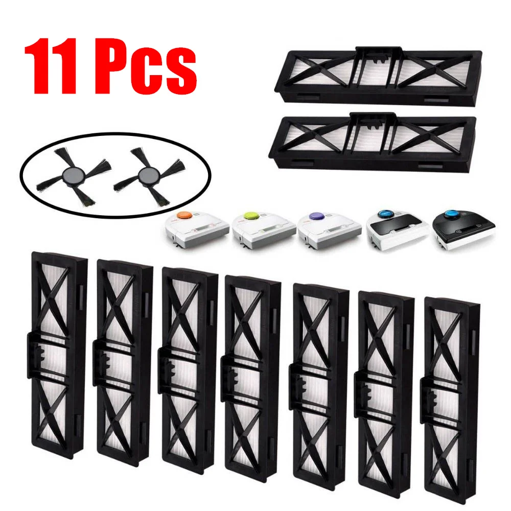 11pcs Запасной ролик основной щетки фильтр для Neato Botvac D85 D3 D5 D7 подключен D серии робот пылесос аксессуары комплект - Цвет: 11pcs