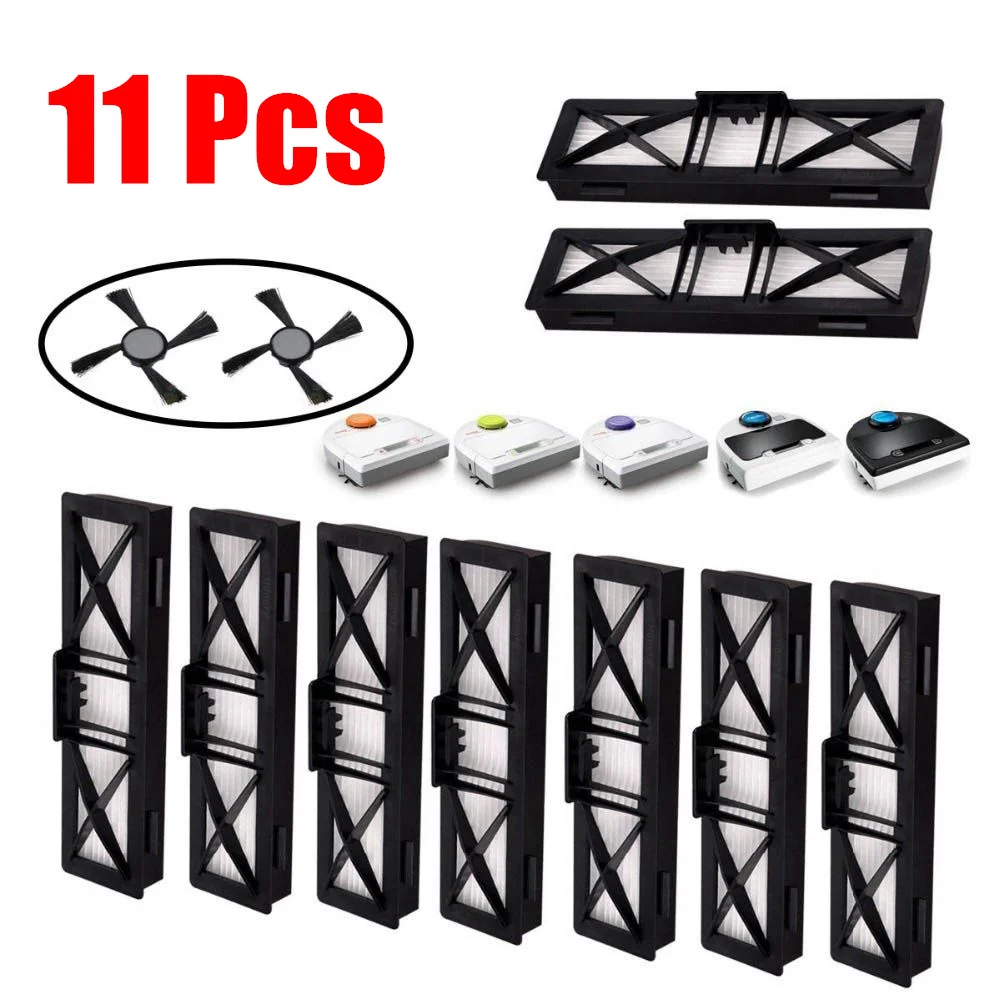 Запасной ролик основной щетки фильтр для Neato Botvac D85 D3 D5 D7 подключен D серии робот пылесос аксессуары комплект - Цвет: 11pcs