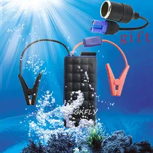 Высокая Ёмкость Мощность банка автомобиль скачок стартер 12V Портативный Многофункциональный джемпер заводите автомобиль Зарядное устройство Booster чрезвычайных дизельный авто