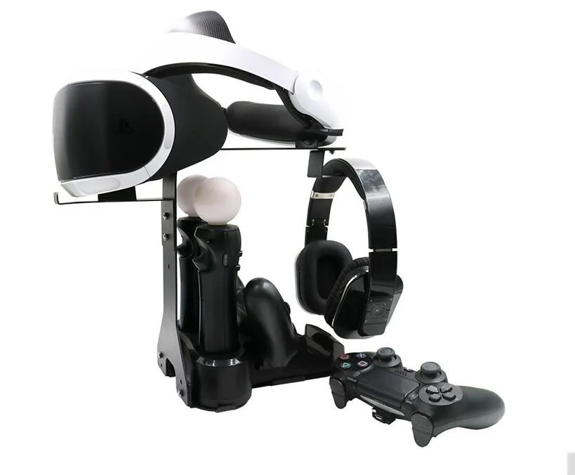 5 в 1 PS4 VR вертикальная подставка с PS4 Move зарядные устройства контроллера для PS VR PSVR камеры/гарнитуры/двойной вибрации